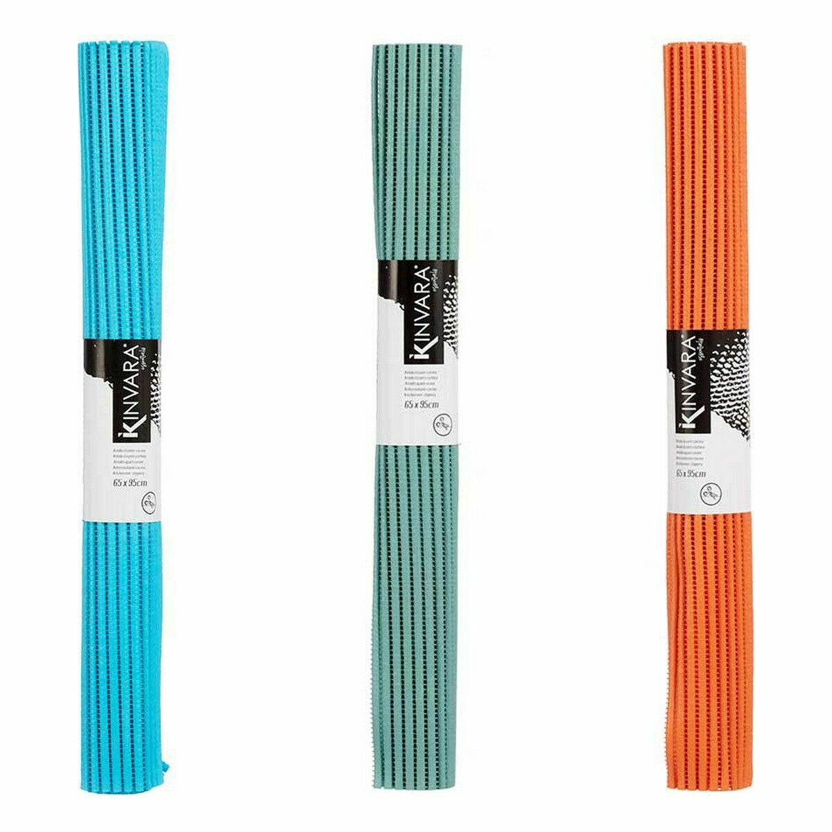 Sklisikker matte Kinvara Gummi Plast 65 x 95 cm 65 x 0,03 x 95 cm 7 x 65 x 7 cm (12 enheter)